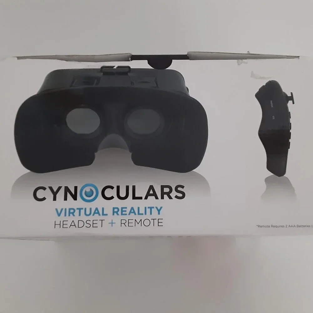 CYNOCULARS Virtual Reality Headset & Remote - NEW
